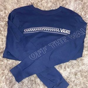 vans cropped tee